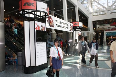 Richelle dressed up as Julia
In front of the AX2012 banner XD
Keywords: AX2012