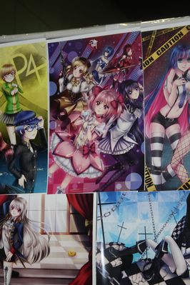 More prints!
Another Madoka Print, with a P4 print to the left, and I'm guessing a Panty and Stocking print to the right.
Keywords: AX2012