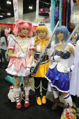 Madoka Magica Cosplay
Madoka, Mami, and Sayaka. One of the best Madoka cosplay I've seen.
Keywords: AX2012