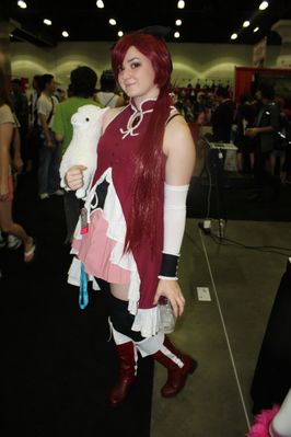 Kyouko Sakura in Magical Girl form
Kyouko Sakura... and a llama plushie?
Keywords: AX2012