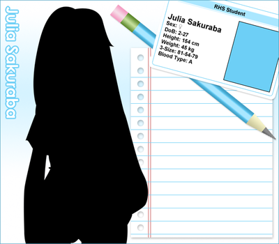 Profile - Julia
Rough template on Julia's character profile
Keywords: julia