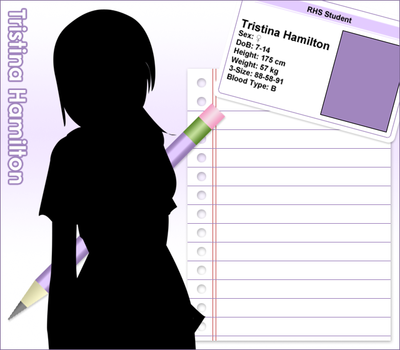 Profile - Tristina
Rough template on Tristina's character profile
Keywords: tristina