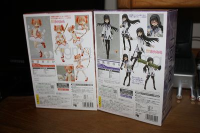 Madoka Magica - Madoka and Homura Figma Figures 2
Back side of box
